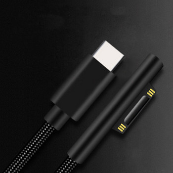 USB Type-C захранване 65W 15V 3A за Microsoft Surface Pro 3 4 5 6 Go PD Кабел за адаптер за зареждане DC кабел Бързо зарядно устройство Таблет