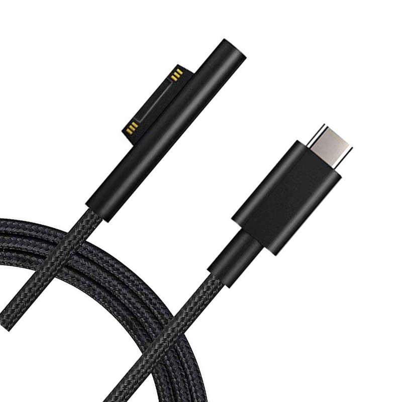 USB Type-C napajanje 65W 15V 3A za Microsoft Surface Pro 3 4 5 6 Go PD adapterski kabel za punjenje DC kabel brzi punjač tablet
