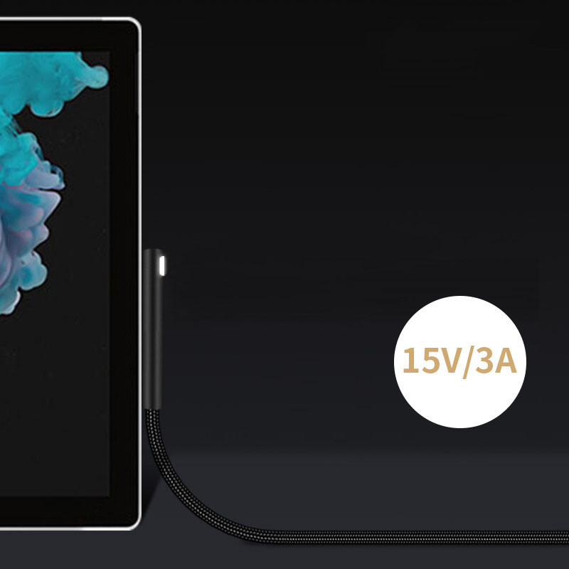 USB Type-C napajanje 65W 15V 3A za Microsoft Surface Pro 3 4 5 6 Go PD adapterski kabel za punjenje DC kabel brzi punjač tablet