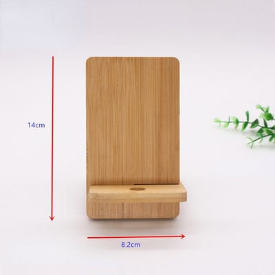 Univerzális fa telefontartó mobiltelefon-tartóhoz Samsung S10 9 táblagép állványhoz, asztali telefon támogatás