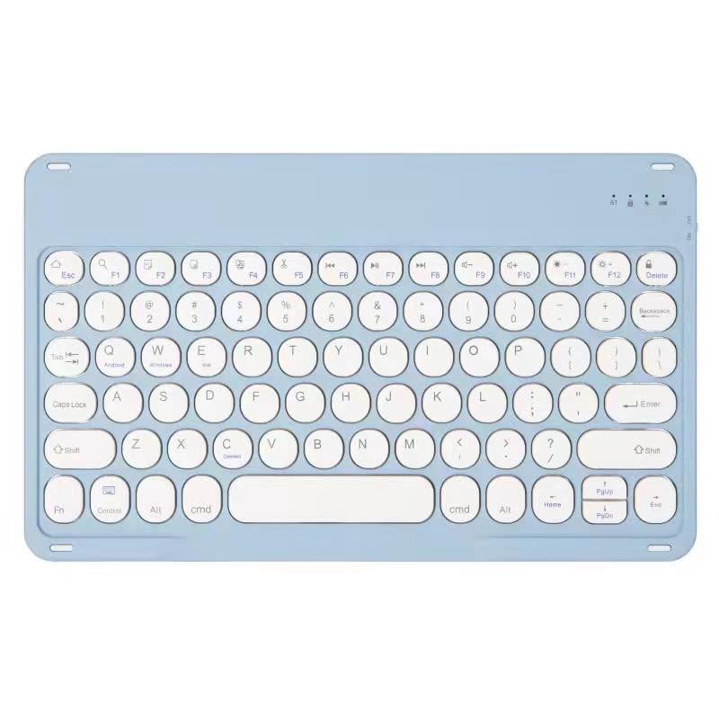 Za IPad tipkovnicu Univerzalna okrugla kapica Bežična Bluetooth tipkovnica za IPad Xiaomi Samsung Huawei Tablet Android IOS Windows