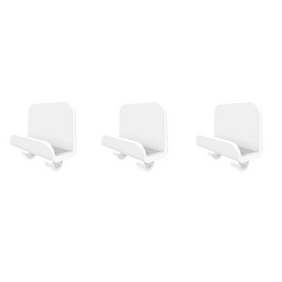 3x univerzális mobiltelefon táblagép tartó falra szerelhető állvány Ipad Iphone tárolókábelekhez és otthoni horoghoz