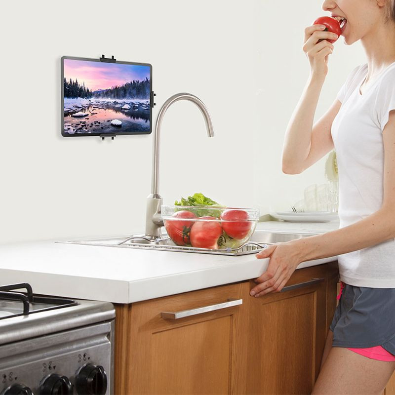 3x univerzális mobiltelefon táblagép tartó falra szerelhető állvány Ipad Iphone tárolókábelekhez és otthoni horoghoz