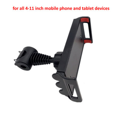 Suport reglabil pentru tableta auto pentru iPad Accesorii pentru tableta Suport universal pentru tableta Suport pentru spate scaun auto pentru tableta de 4-11 inchi