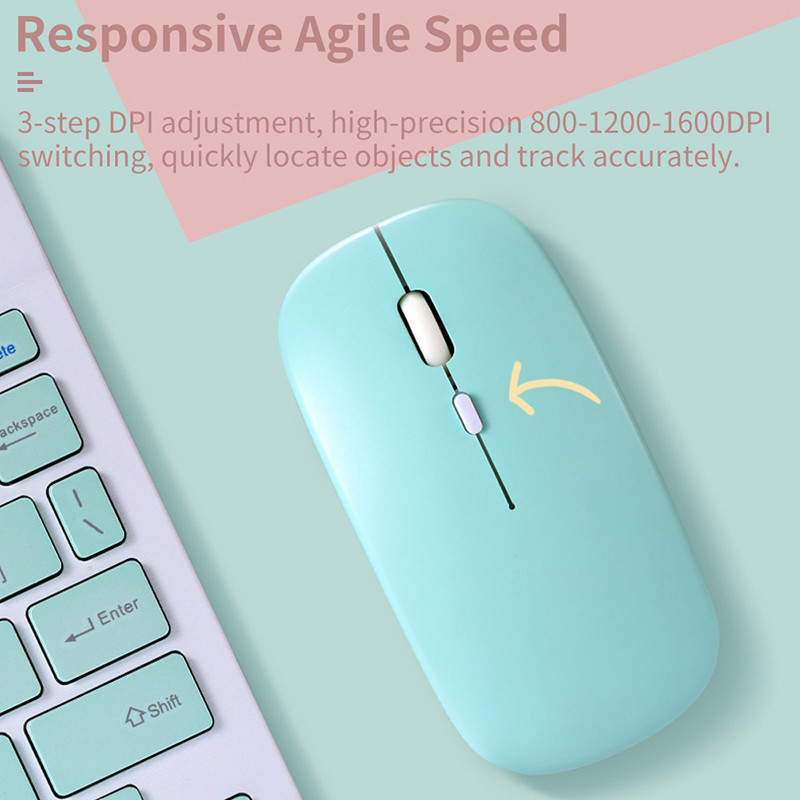 10 hüvelykes mini vezeték nélküli billentyűzet Bluetooth billentyűzet és egér Ipad telefonhoz, táblagéphez, újratölthető Samsung Xiaomi Androidhoz
