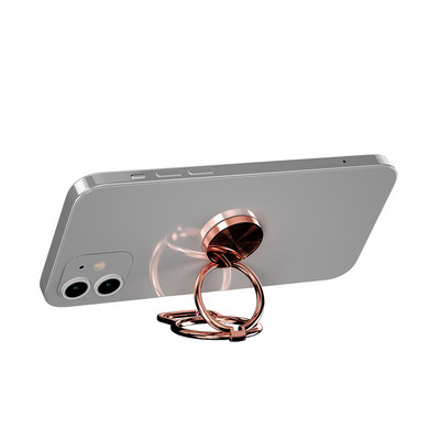 Fém dupla mágikus ujjgyűrűs konzol mobiltelefon tartóhoz, táblagép összecsukható, laza egyszerűség, kényelmes 2022 új tartó állvány