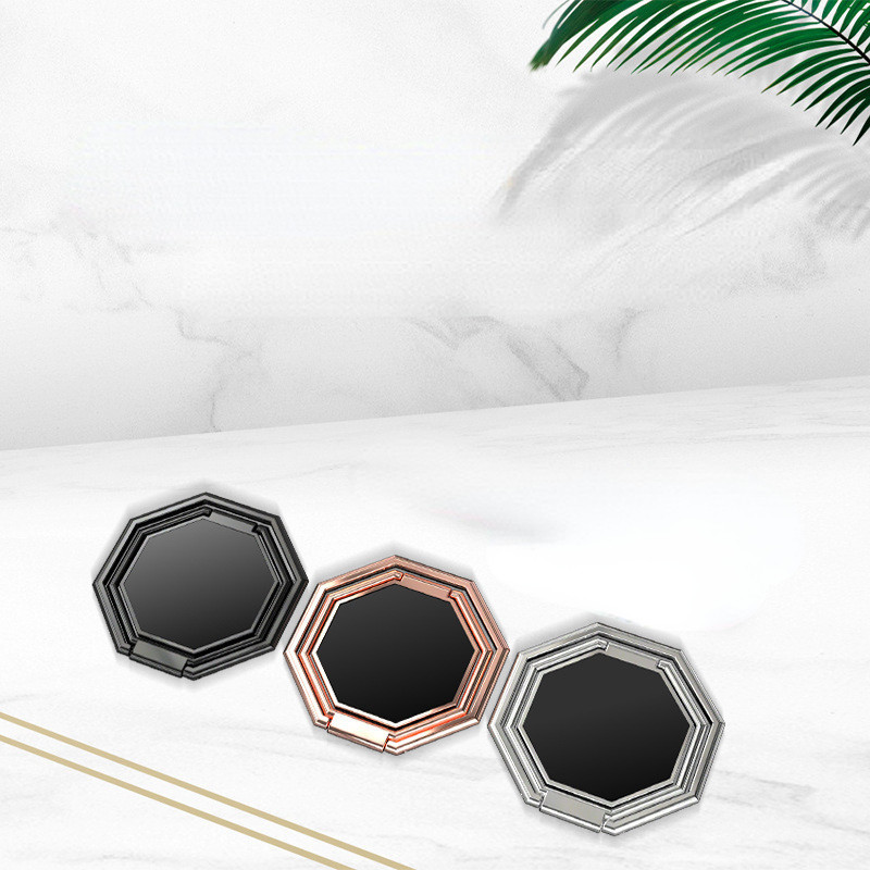 Fém dupla mágikus ujjgyűrűs konzol mobiltelefon tartóhoz, táblagép összecsukható, laza egyszerűség, kényelmes 2022 új tartó állvány