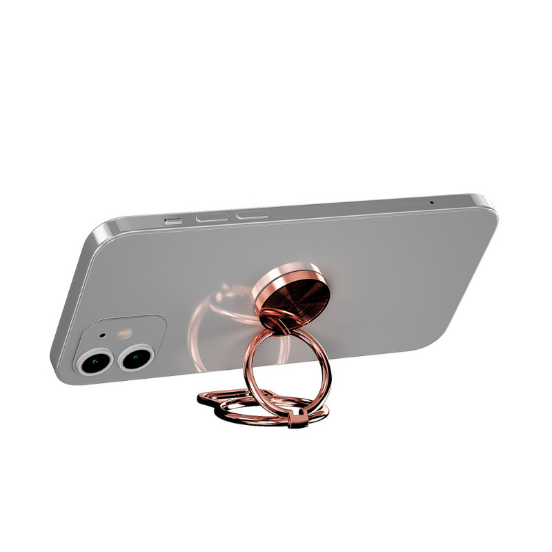 Fém dupla mágikus ujjgyűrűs konzol mobiltelefon tartóhoz, táblagép összecsukható, laza egyszerűség, kényelmes 2022 új tartó állvány