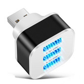 1 komad USB2.0 HUB Splitter Quick Charge 3 priključka za telefon, tablet, prijenosno računalo, punjače, adapter s LED indikatorom A