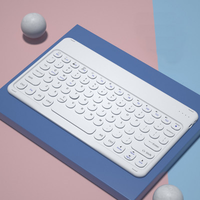 Ar Bluetooth saderīga tastatūra Tālrunis Planšetdators Bezvadu tastatūra iPad 2021 Pro 11 Air 4 3 Tastatūras Huawei Matepad Samsung