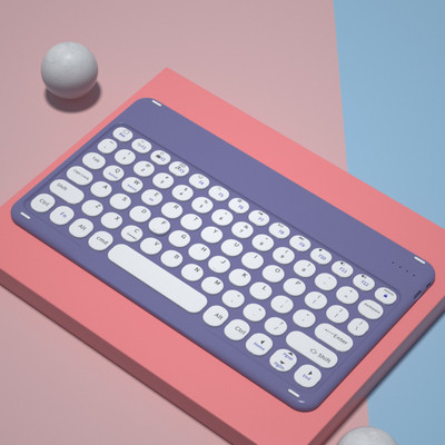 Ar Bluetooth saderīga tastatūra Tālrunis Planšetdators Bezvadu tastatūra iPad 2021 Pro 11 Air 4 3 Tastatūras Huawei Matepad Samsung