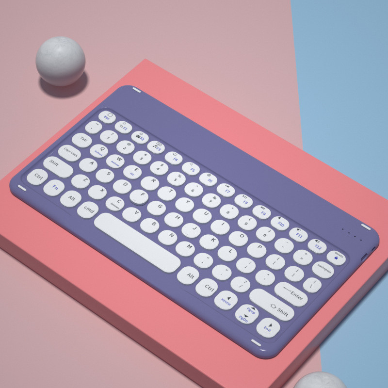 Ar Bluetooth saderīga tastatūra Tālrunis Planšetdators Bezvadu tastatūra iPad 2021 Pro 11 Air 4 3 Tastatūras Huawei Matepad Samsung