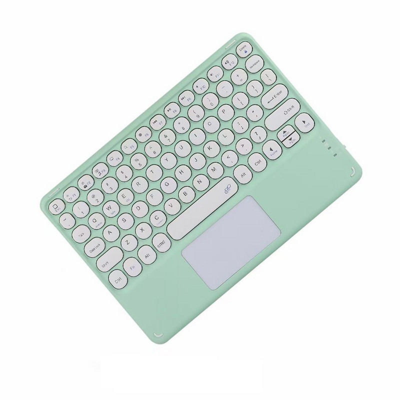 Bezvadu Bluetooth tastatūra ar skārienpaliktni iPad tastatūrai iPhone Samsung Galaxy Xiaomi Huawei Microsoft Surface HP