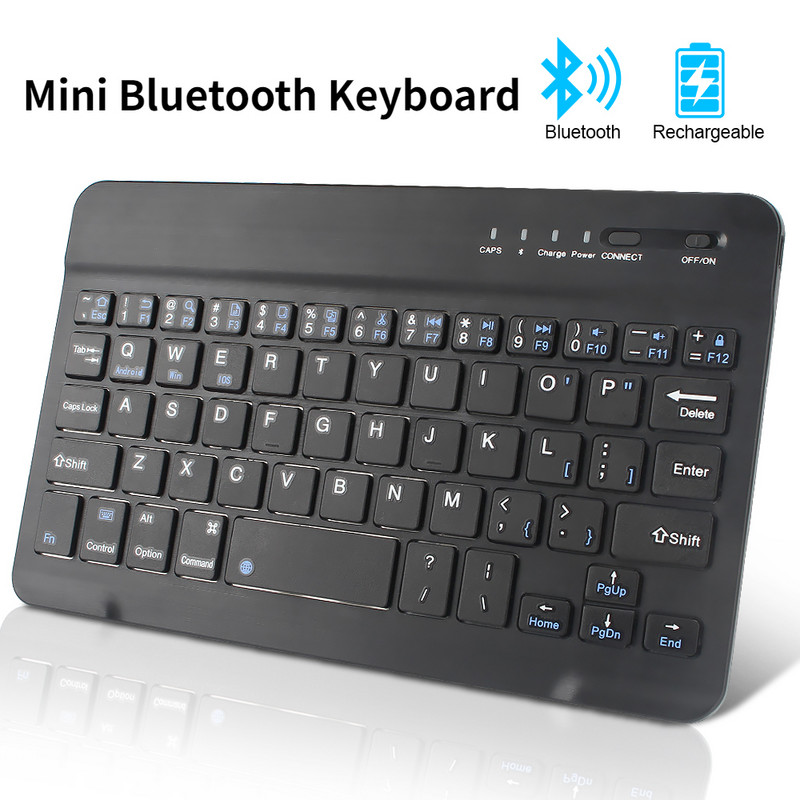 Bluetooth mini tipkovnica bežična tipkovnica punjiva za iPad telefon tablet tipkovnica za Android ios Windows