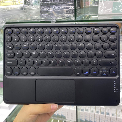 Bluetooth billentyűzet 10 hüvelykes érintőpaddal Xiaomi Huawei Ipad Pro Tablet Mini Pink Fehér vezeték nélküli billentyűzetekhez Játéktartozékok