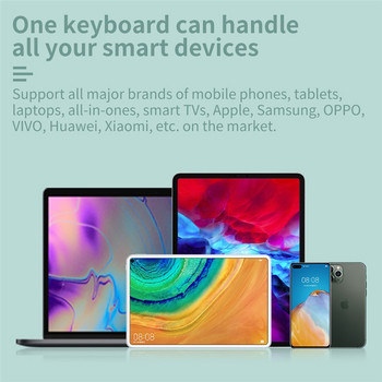 Για iPad πληκτρολόγιο και ποντίκι Combo Ασύρματο πληκτρολόγιο Bluetooth Teclado για iPad Xiaomi Samsung Huawei Tablet Android IOS Windows