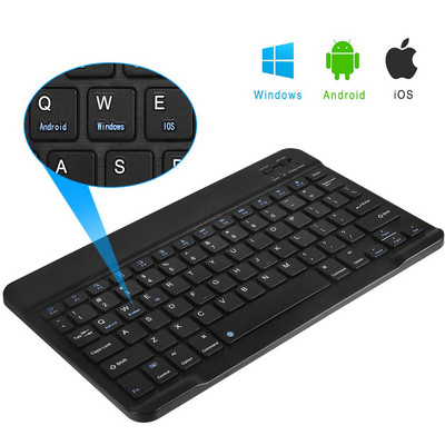 За iPad Клавиатура и мишка Комбинирана безжична Bluetooth клавиатура Teclado за iPad Xiaomi Samsung Huawei Таблет Android IOS Windows