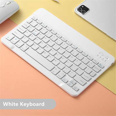 iPad tastatūrai un pelei Combo bezvadu Bluetooth tastatūra Teclado iPad Xiaomi Samsung Huawei planšetdatoram Android IOS Windows
