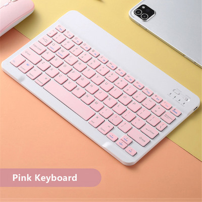 iPad tastatūrai un pelei Combo bezvadu Bluetooth tastatūra Teclado iPad Xiaomi Samsung Huawei planšetdatoram Android IOS Windows
