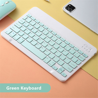 iPad tastatūrai un pelei Combo bezvadu Bluetooth tastatūra Teclado iPad Xiaomi Samsung Huawei planšetdatoram Android IOS Windows