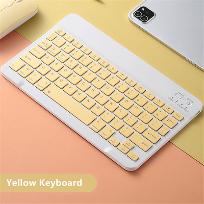 iPad tastatūrai un pelei Combo bezvadu Bluetooth tastatūra Teclado iPad Xiaomi Samsung Huawei planšetdatoram Android IOS Windows