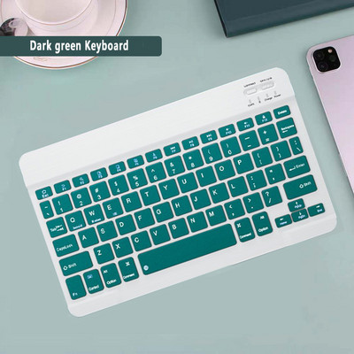 iPad tastatūrai un pelei Combo bezvadu Bluetooth tastatūra Teclado iPad Xiaomi Samsung Huawei planšetdatoram Android IOS Windows