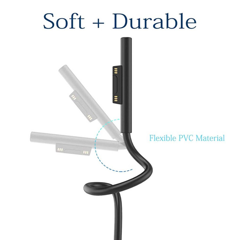 C-tüüpi laadimiskaabel kokkupandav laadija adapter kodumajapidamises kasutatav Microsoft Surface sülearvuti tarvikud, lai rakendus Magamistuba