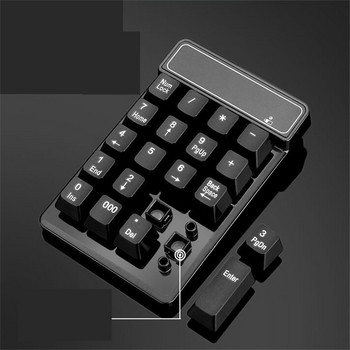 Мини клавиатура безжична цифрова клавиатура Bluetooth компютър финансово счетоводство механично окачване