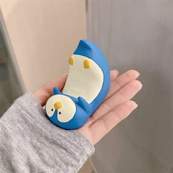 Νέα βάση θήκης κινητού τηλεφώνου Resin Penguin Dolphin Υποστήριξη Επιτραπέζιου Υποστήριξης Stable Cute Animal Stand για xiaomi huawei