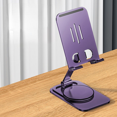 Metalinis stalinis mobiliojo telefono laikiklis skirtas iPhone iPad Xiaomi Reguliuojamas stalinio kompiuterio laikiklis Universalus stalinis mobiliojo telefono stovas
