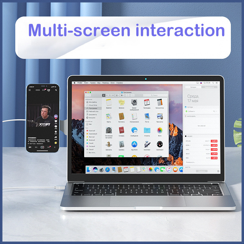 Magnetski sklopivi držač za držač stalka za telefon Produžetak držača Podešavanje više ekrana Podrška za bočni nosač za prijenosno računalo Povezivanje nosača za tablet