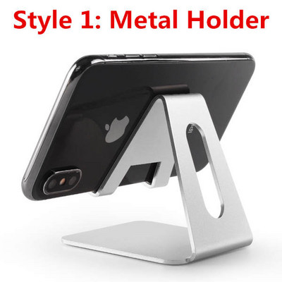 Držač za telefon s metalnim stalkom Kvalitetan držač za mobitel od aluminijske legure Nosač za stolni stalak Držač za tablet