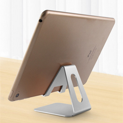 Alumīnija sakausējuma metāla planšetdatora statīva kronšteins Universāls tālruņa turētājs iPad Pro Mini Air 11 collu tālrunim iphone 8 X SE 11 Samsung S20