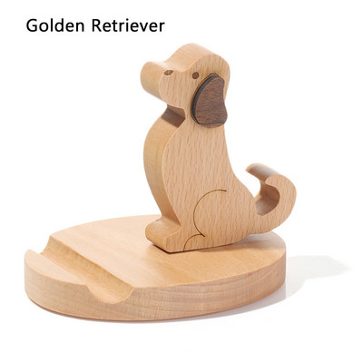 Βάση στήριξης για κινητά επιτραπέζια βάση Μασίφ ξύλο Βάση κινητού τηλεφώνου Ζώο Διακόπτης φορητού υπολογιστή σπιτιού αυτοκινήτου / Ελάφι / Σκύλος / Παιδί / Ελέφαντας