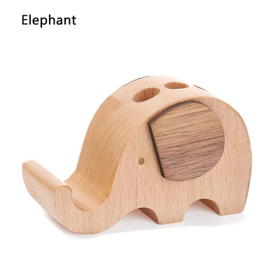 Βάση στήριξης για κινητά επιτραπέζια βάση Μασίφ ξύλο Βάση κινητού τηλεφώνου Ζώο Διακόπτης φορητού υπολογιστή σπιτιού αυτοκινήτου / Ελάφι / Σκύλος / Παιδί / Ελέφαντας