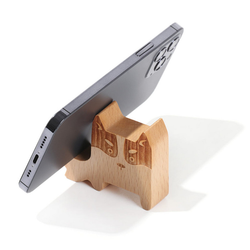 Βάση στήριξης για κινητά επιτραπέζια βάση Μασίφ ξύλο Βάση κινητού τηλεφώνου Ζώο Διακόπτης φορητού υπολογιστή σπιτιού αυτοκινήτου / Ελάφι / Σκύλος / Παιδί / Ελέφαντας