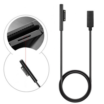 Besegad 1.5m 15V USB Type-C захранване Адаптер за зареждане Кабел Кабел Домашно зарядно за стена за таблет Microsoft Surface Pro 6 5 4 3