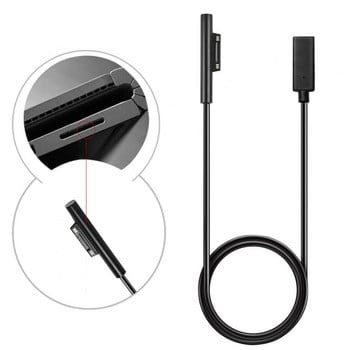 Besegad 1,5m 15V τροφοδοτικό USB Type-C Καλώδιο φόρτισης Προσαρμογέας Καλώδιο Φορτιστής τοίχου σπιτιού για tablet Microsoft Surface Pro 6 5 4 3