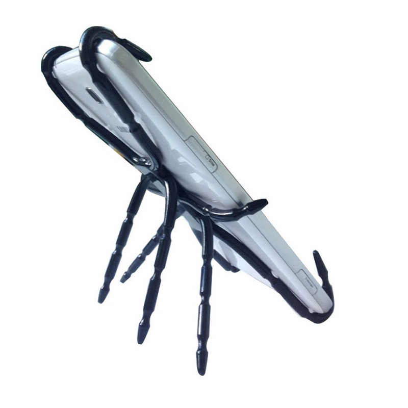 Spider Fleksibilni držač za držač postolja za iPad tablet SAMSUNG HTC telefon crna mala velika veličina za mobilni telefon s podlogom