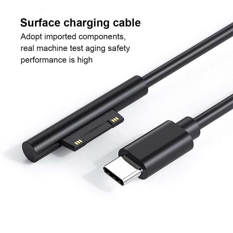 C típusú interfész tápkábel Hordozható levehető, újrafelhasználható 1 8M rövidzárlat elleni védelem táblagép töltőkábel