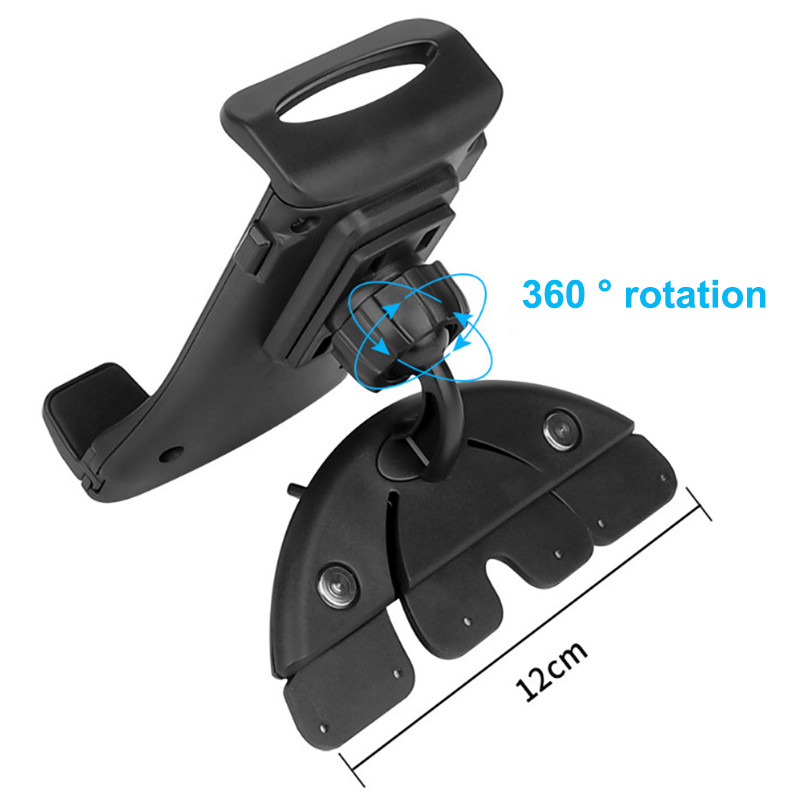 Universaalne auto tahvelarvuti hoidja CD-pesa alus, automaatne CD-paigaldus arvuti mobiiltelefoni kronstein GPS-i hoidiku tugi 4-11-tollise Ipadi iPhone`i jaoks