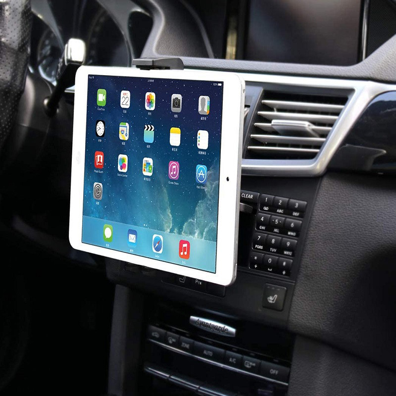 Universaalne auto tahvelarvuti hoidja CD-pesa alus, automaatne CD-paigaldus arvuti mobiiltelefoni kronstein GPS-i hoidiku tugi 4-11-tollise Ipadi iPhone`i jaoks