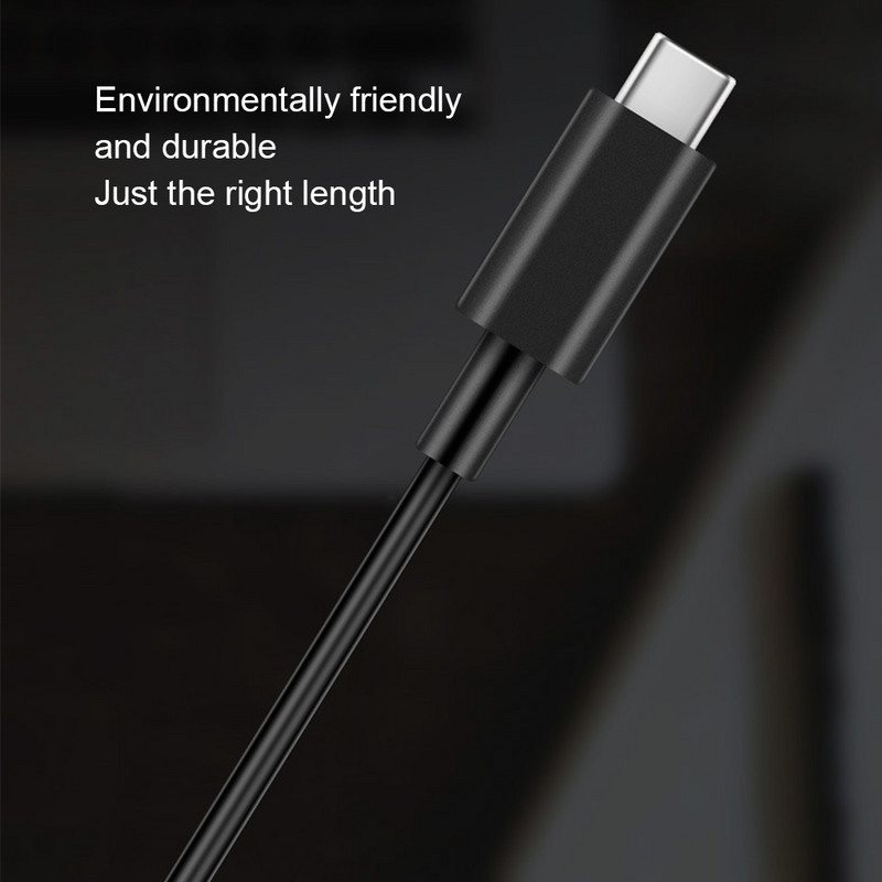 C tipa interfeisa barošanas avota kabelis Pārnēsājams noņemams atkārtoti lietojams 1,8 M aizsardzība pret īssavienojumu planšetdatora uzlādes vads