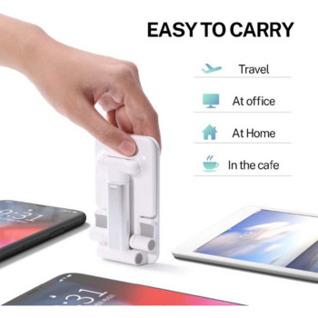 Нова настолна стойка за държач за мобилен телефон за iPhone iPad Xiaomi Регулируема стойка за настолен таблет Универсална настолна стойка за мобилен телефон
