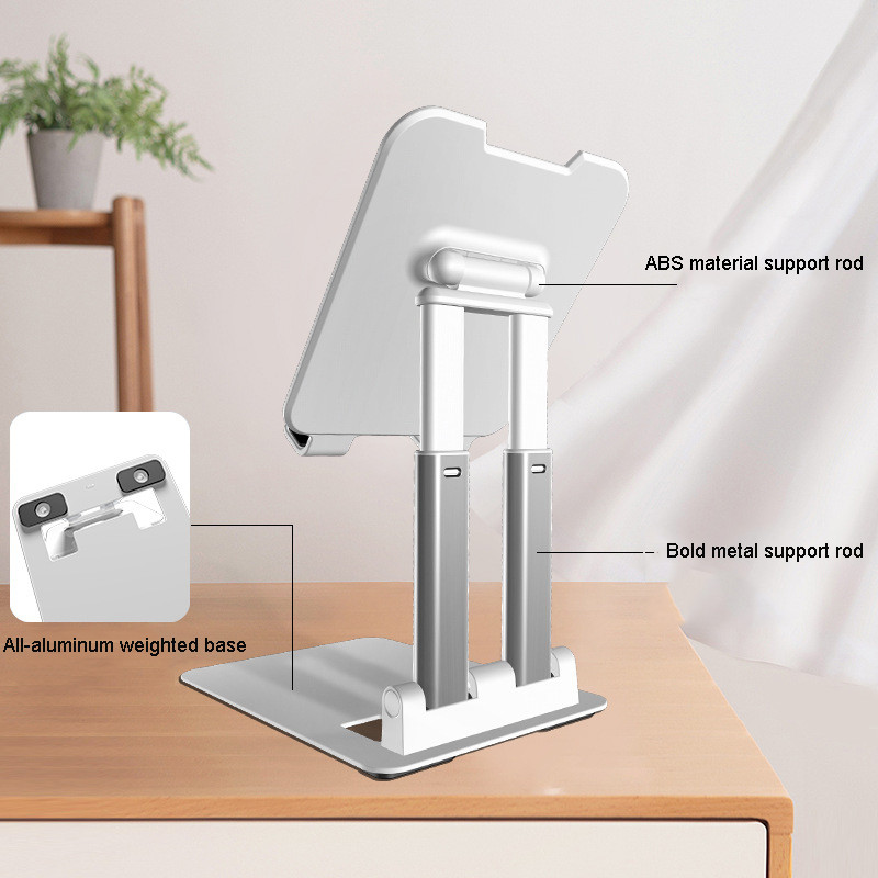 Suport universal pliabil pentru tabletă Suport pentru telefon de birou Din aliaj de aluminiu Suport puternic Suport de birou pentru Ipad Matepad Accesoriu Iphone