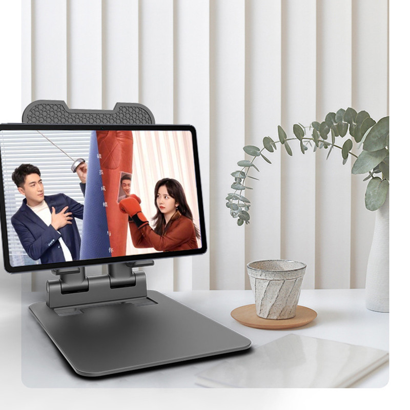 Suport universal pliabil pentru tabletă Suport pentru telefon de birou Din aliaj de aluminiu Suport puternic Suport de birou pentru Ipad Matepad Accesoriu Iphone