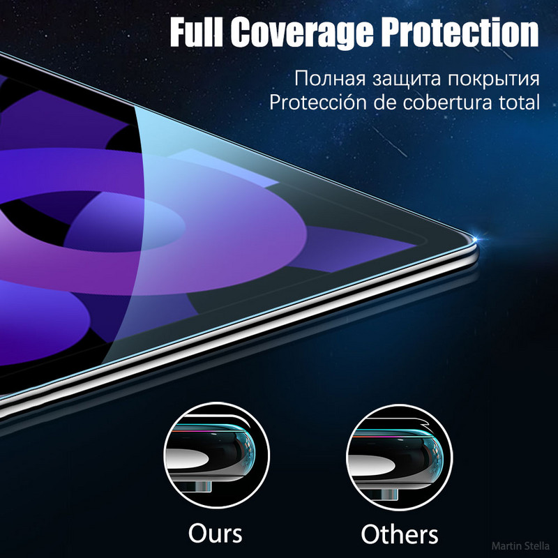 Κάλυμμα προστασίας οθόνης από σκληρυμένο γυαλί 2 τμχ για Apple Ipad Air 5 4 2022 Pro 11 2018 9,7 ιντσών Ipad 10.2 6th 5th Gen Tempered Film