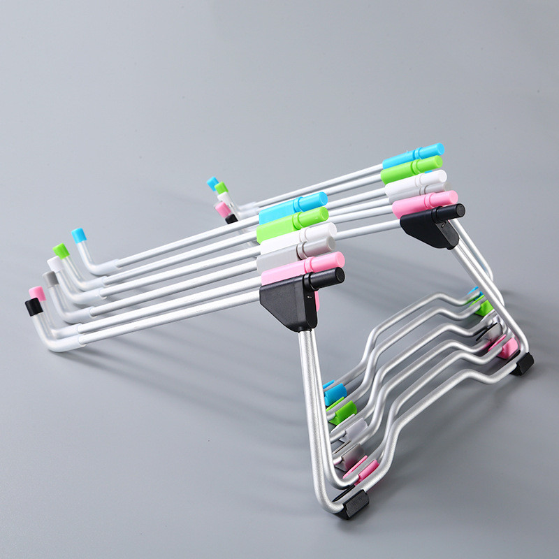 Nešiojamojo kompiuterio stovo laikiklis Sulankstomas žiūrėjimo kampo / aukščio reguliuojamas laikiklis planšetiniam kompiuteriui ipad 10–17 colių nešiojamojo kompiuterio laikiklis Didmeninė prekyba