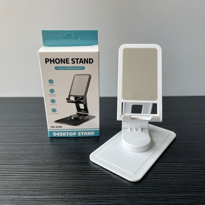 Naujas 360 besisukantis stalinio kompiuterio laikiklis Daugiakampis reguliuojamas sulankstomas mobiliojo telefono plokščias laikiklis „Lazy“ mobiliojo telefono laikiklis