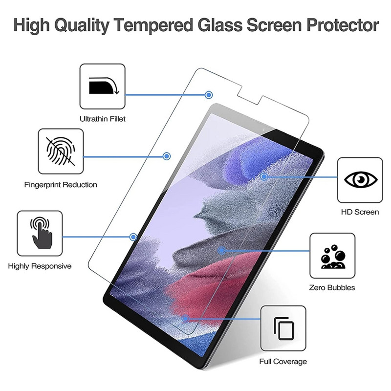 Προστατευτικό οθόνης 2 τμχ για Samsung Galaxy Tab A7 Lite 2021 Tempered Glass Flim για Samsung Tab A7 Lite 8,7 ιντσών SM-T220/SM-T225